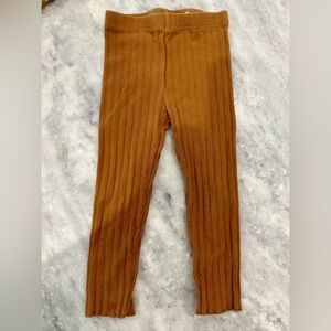 Rylee + Cru Ribbed Leggings - Rust